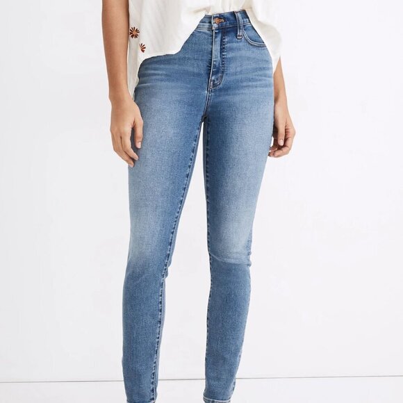 Madewell 10" High-Rise Roadtripper Authentic Skinny Jeans- Size 25 - Picture 3 of 14